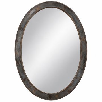 Seay Industrial Beveled Distressed Accent Mirror