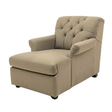 Trotwood Tufted Armless Chaise Lounge