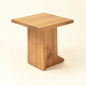Abernethy Solid Wood End Table (synthetic illustration; no displayed measurements)