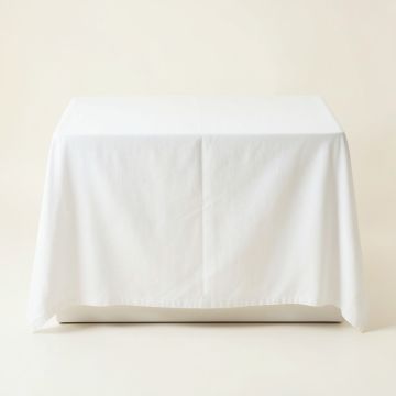 Olive Dale Flat Bed Sheet - White (synthetic illustration; no displayed measurements)
