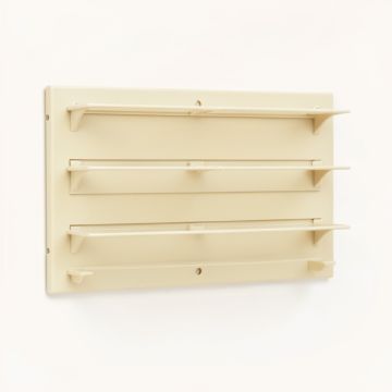 Oak Dell Empty Wall-Mounted Tool Organizer Panel - Cream (synthetic illustration; no displayed measurements)