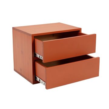Moss Falls Under-Desk Drawer Unit - Terracotta