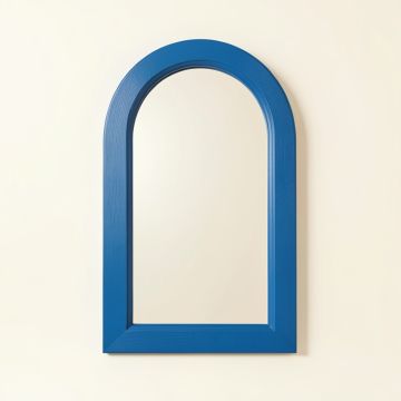Oak Canyon Framed Wall Mirror - Blue (synthetic illustration; no displayed measurements)