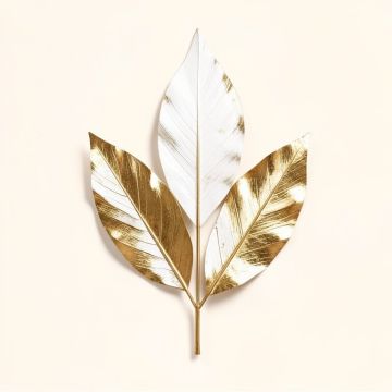 Metal Leaf Wall Décor (synthetic illustration; no displayed measurements)