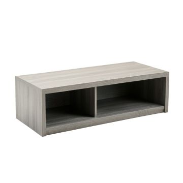 Stone Crossing Shoe Storage Bench - Gray