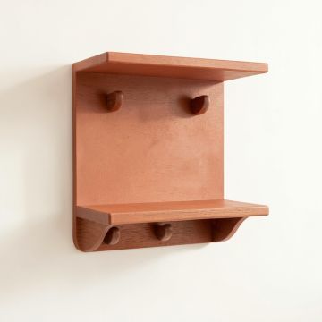 Lake Arc Wall-Mounted Entryway Organizer Shelf (synthetic illustration; no displayed measurements)