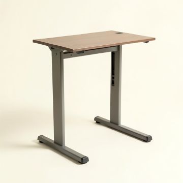 Compact Non-Electric Height Adjustable Standing Desk (synthetic illustration; no displayed measurements)