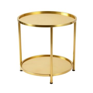 Round Metal Bar Cart