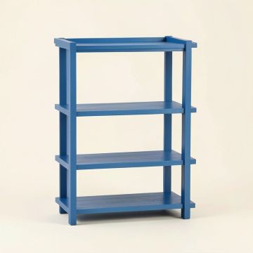 Moss Arc Empty Seed-Starting Shelving Unit Without Lights - Blue (synthetic illustration; no displayed measurements)