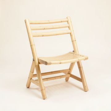 Stone Branch Folding Outdoor Chair - Ivory (synthetic illustration; no displayed measurements)