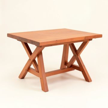 Moss Brook Patio Table - Terracotta (synthetic illustration; no displayed measurements)