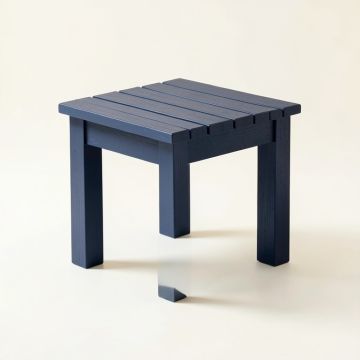 Ash Canyon Compact Balcony Table - Navy (synthetic illustration; no displayed measurements)