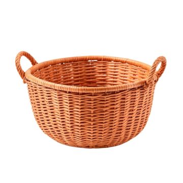 Harbor Bend Empty Storage Basket - Terracotta