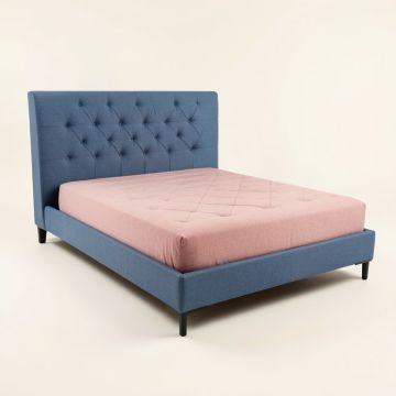 Her Majesty Tufted Upholstered Low Profile Platform Bed (synthetic illustration; no displayed measurements)