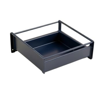 Birch Fold Empty Under-Desk Cable Tray - Navy (synthetic illustration; no displayed measurements)