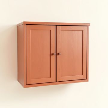 Lake Arc Wall-Mounted Entry Cabinet (synthetic illustration; no displayed measurements)