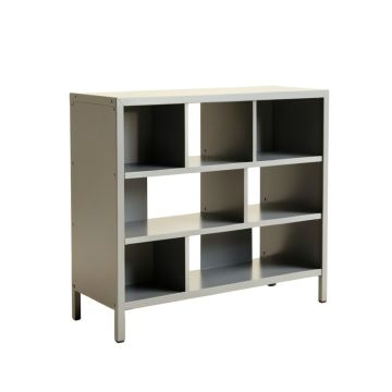 Linden Branch Desktop Shelving Unit - Gray