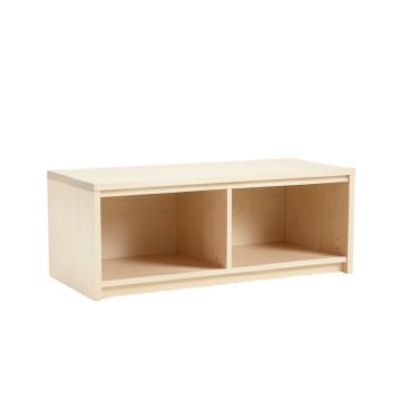 Sage Arc Shoe Storage Bench - Ivory (synthetic illustration; no displayed measurements)