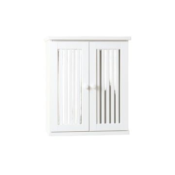 Vale Crest Wall-Mounted Laundry Cabinet - White