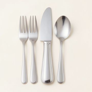 Ralph Kramer Finesse 72 Piece 18/10 Stainless Steel Flatware Set , Service For 12 (synthetic illustration; no displayed measurements)