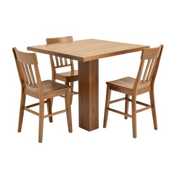 Dixion Square Indoor And Outdoor 3 Piece Bar Height Dining Set
