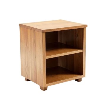 Abigail Solid Wood End Table With Storage