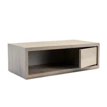 Oak Bridge Shoe Storage Bench - Gray