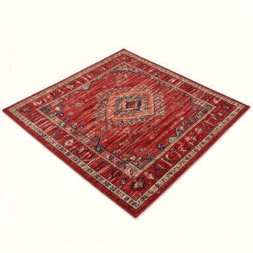Heidelberg Flatweave Red/Multi Area Rug (synthetic illustration; no displayed measurements)