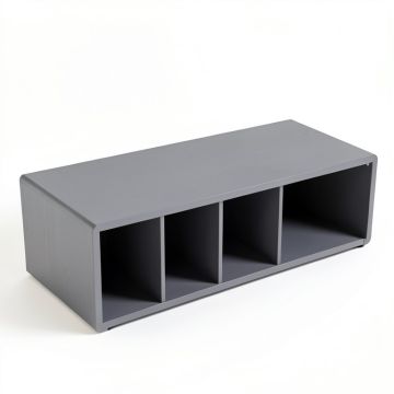 Glen Brook Shoe Storage Bench - Gray (synthetic illustration; no displayed measurements)