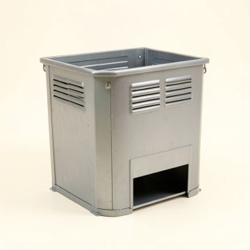 Elm Branch Closed Garden Compost Bin - Gray (synthetic illustration; no displayed measurements)