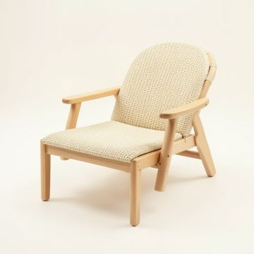 Pine Bluff Outdoor Lounge Chair - Ivory (synthetic illustration; no displayed measurements)