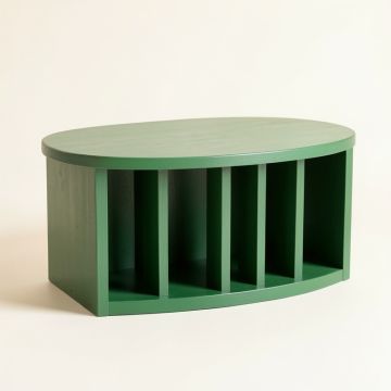 Clay Bend Shoe Storage Bench - Green (synthetic illustration; no displayed measurements)