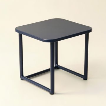 Bay Arc Compact Balcony Table (synthetic illustration; no displayed measurements)