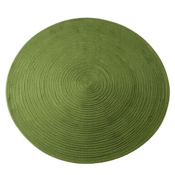 Juniper Bend Round Area Rug - Green