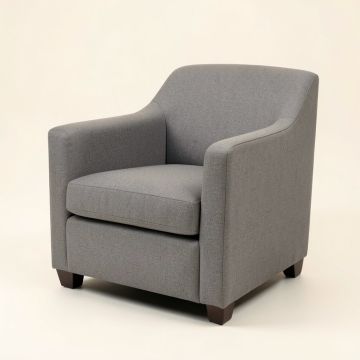Peard Upholstered Parsons Chair In Gray (synthetic illustration; no displayed measurements)