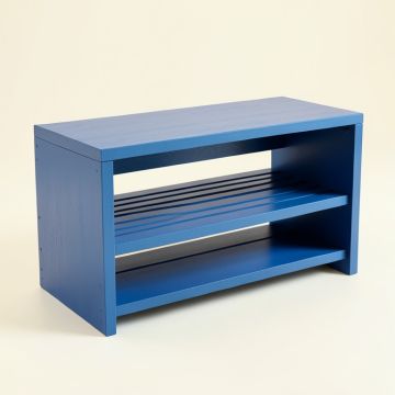 Lake Dell Shoe Storage Bench - Blue (synthetic illustration; no displayed measurements)