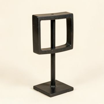 Evey Metal Square Rings On Stand (synthetic illustration; no displayed measurements)