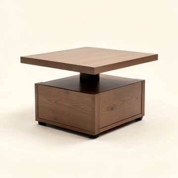 Stallard Pedestal Coffee Table With Storage (synthetic illustration; no displayed measurements)