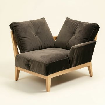Elliston Tufted Two Arm Chaise Lounge (synthetic illustration; no displayed measurements)
