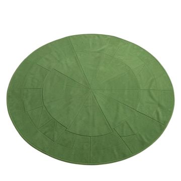 Willow Bluff Round Area Rug - Green