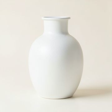 Meadow Bend Empty Decorative Vase - White (synthetic illustration; no displayed measurements)