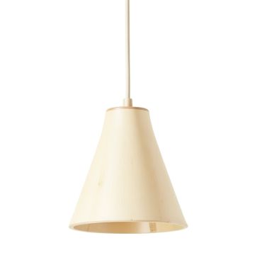 Laurel Bridge Pendant Light Suspended From One Plain Cable - Cream