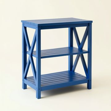 Glen Branch Empty Seed-Starting Shelving Unit Without Lights - Blue (synthetic illustration; no displayed measurements)