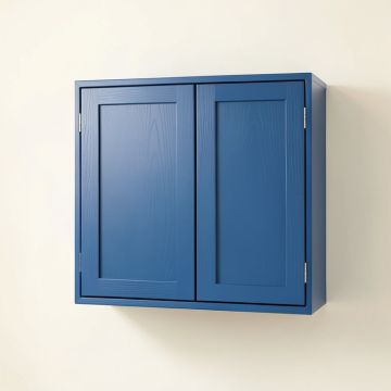 Glen Crossing Wall-Mounted Entry Cabinet - Blue (synthetic illustration; no displayed measurements)