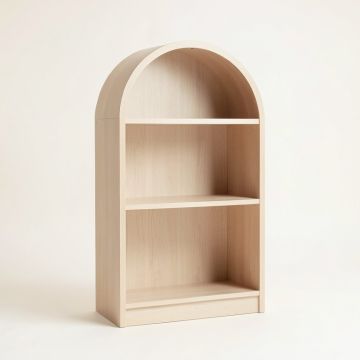 Cove Canyon Freestanding Bookcase - Beige (synthetic illustration; no displayed measurements)