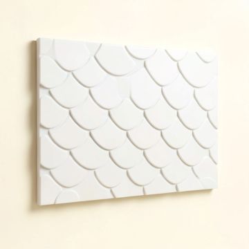Esamo 1.74 '' X 1.88 '' Glass Fish Scale Mosaic Wall & Floor Tile (synthetic illustration; no displayed measurements)