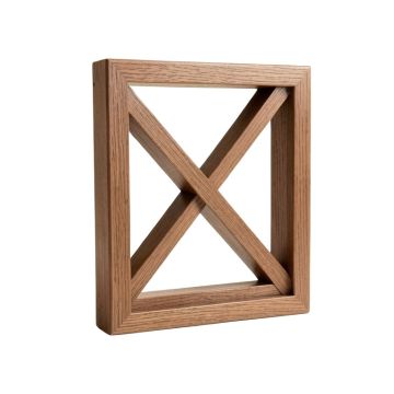 Crossed Window Wall Décor