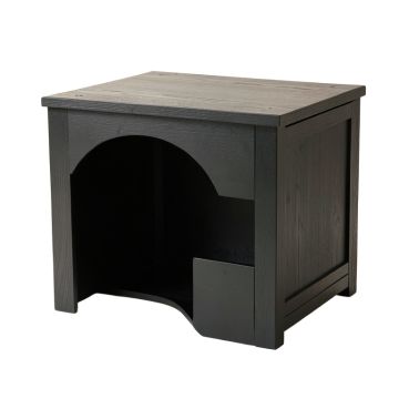 Hazel Crossing Empty Furniture-Style Litter Enclosure - Black