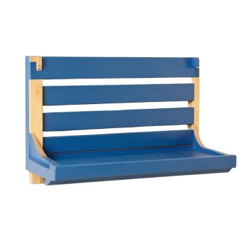 Hill Bend Wall-Mounted Entryway Organizer Shelf - Blue