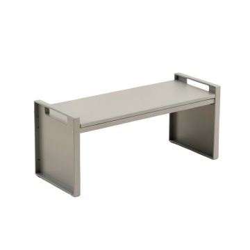 Shore Brook Narrow Outdoor Storage Bench - Gray (synthetic illustration; no displayed measurements)